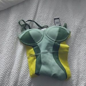 Ivy park green catsuit new with tags